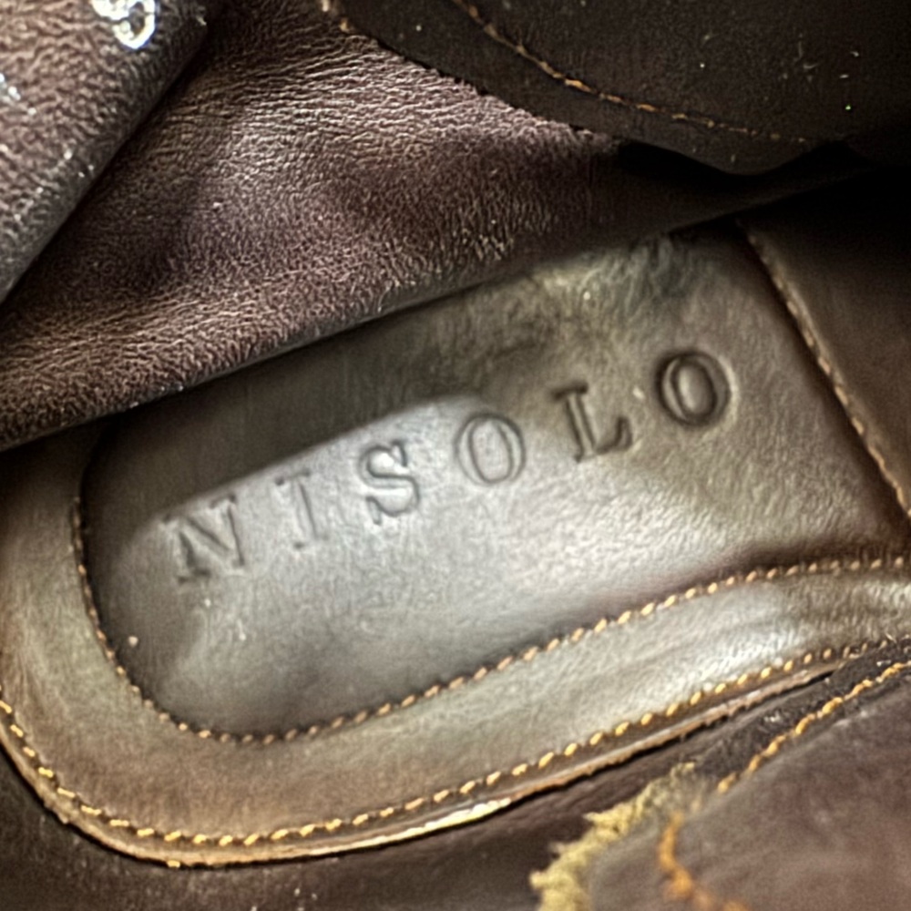 Nisolo Amalia All-Weather Suede Leather Boot in Dark Olive Size 10 - Picture 8 of 10
